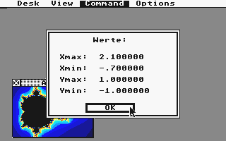 GEMFrac atari screenshot